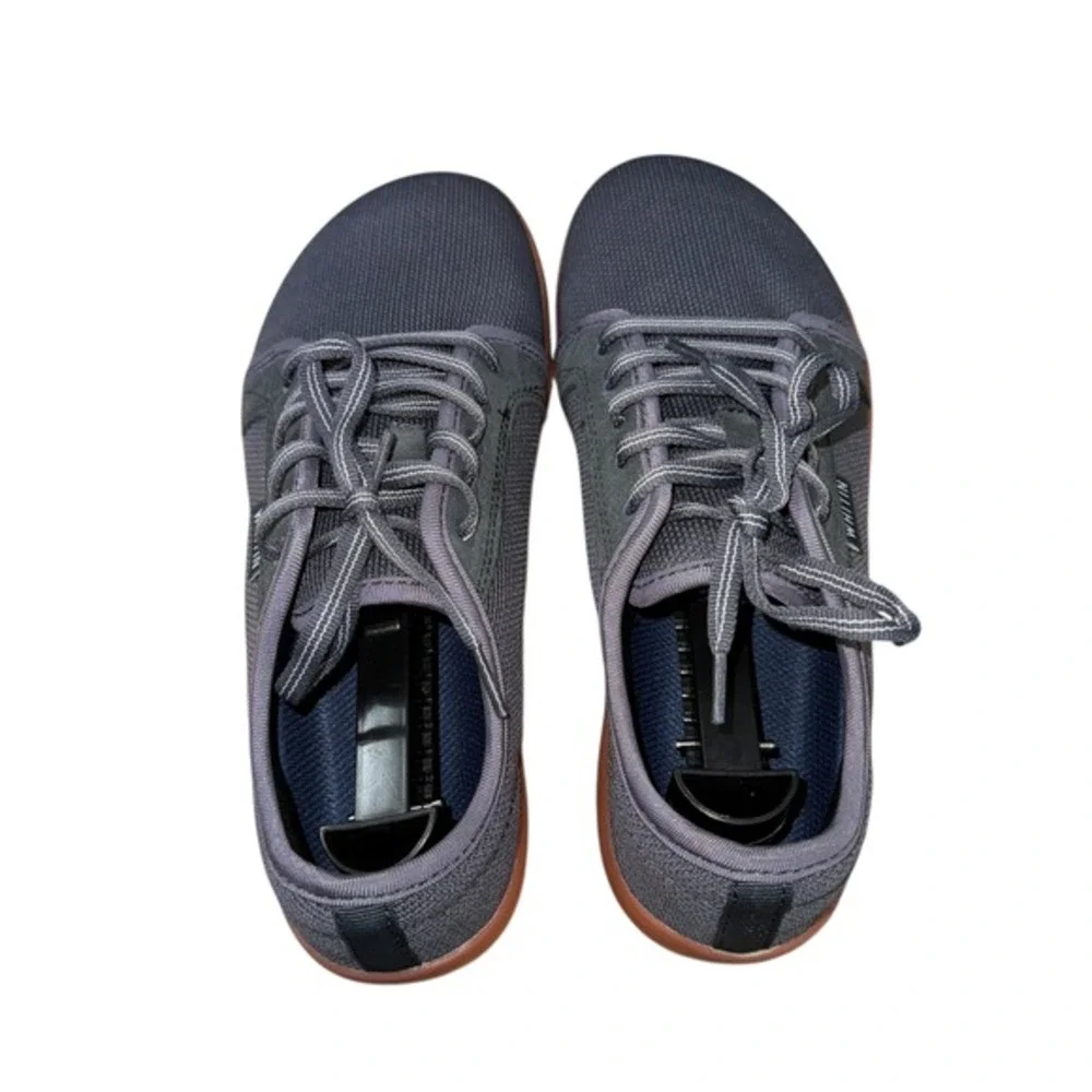 WHITIN Minimalist Barefoot Sneakers Gray Mens US 8-8.5/EU 41 Wide Pre-Owned Shoe